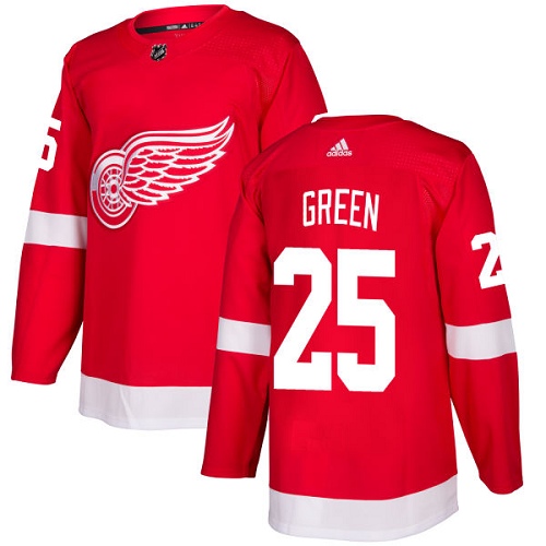 Adidas Detroit Red Wings #25 Mike Green Red Home Authentic Stitched Youth NHL Jersey->youth nhl jersey->Youth Jersey